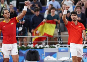 Alcaraz e Nadal vencem mais uma na Olimpíada de Paris (Crédito: Getty Images)