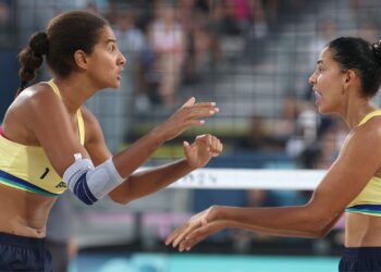 Ana Patrícia e Duda superam dupla espanhola e vencem mais uma em Paris (Crédito: Getty Images)