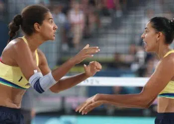 Ana Patrícia e Duda superam dupla espanhola e vencem mais uma em Paris (Crédito: Getty Images)