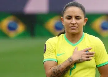 Debinha é a terceira maior artilheira na história da seleção feminina (Crédito: Getty Images)