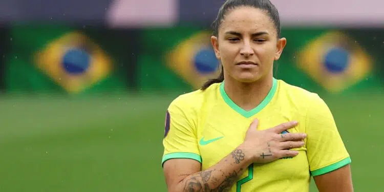Debinha é a terceira maior artilheira na história da seleção feminina (Crédito: Getty Images)