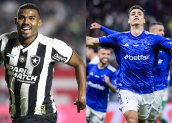 Botafogo e Cruzeiro pelo Brasileirão (Crédito: Flickr Botafogo / Vitor Silva e Flickr Cruzeiro / Gustavo Aleixo)