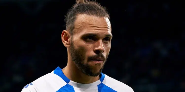 Grêmio anuncia acordo com Braithwaite, atacante dinamarquês (Crédito: Getty Images)
