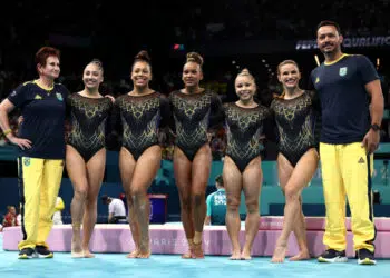 Equipe de ginástica artística feminina ganhará um valor alto em dinheiro pelo bronze (Crédito: Getty Images)