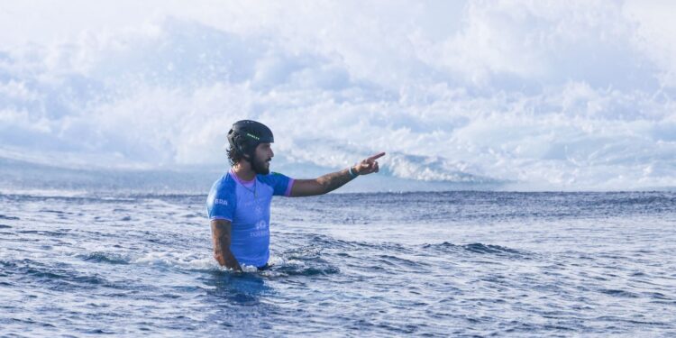 Filipe Toledo desabafa após eliminação olímpica: “Fiquei meio perdido...” (Crédito: William Lucas / COB)