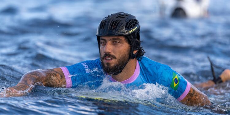 Em bateria dramática, Filipe Toledo é eliminado da Olimpíada de Paris (Crédito: Getty Images)