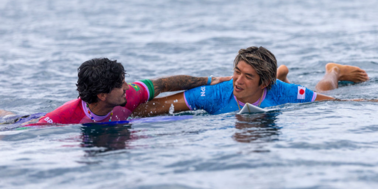 Com um 9.90, Gabriel Medina teve a melhor nota da história do esporte nos Jogos Olímpicos (Crédito: William Lucas/COB)