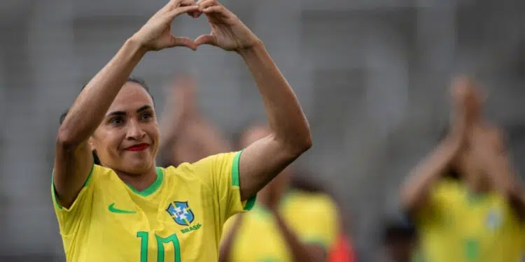 A atacante disputará sua sexta Olimpíada com a camisa da seleção brasileira (Crédito: Getty Images)