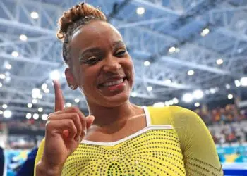 Paris 2024: Rebeca Andrade inscreve salto inédito na história da ginástica (Crédito: Getty Images)