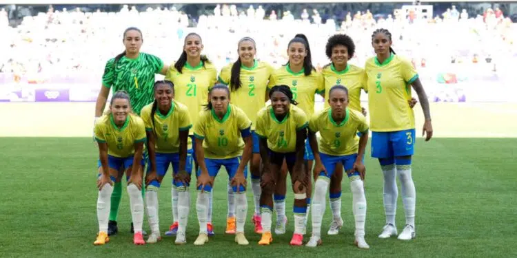 Seleção brasileira feminina está nas quartas de final da competição (Crédito: Getty Images)
