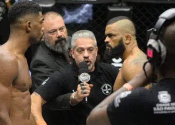 Soul Glo e Astro da Maldade fazem revanche por unificação de cinturão (Crédito: Leonardo Fabri)