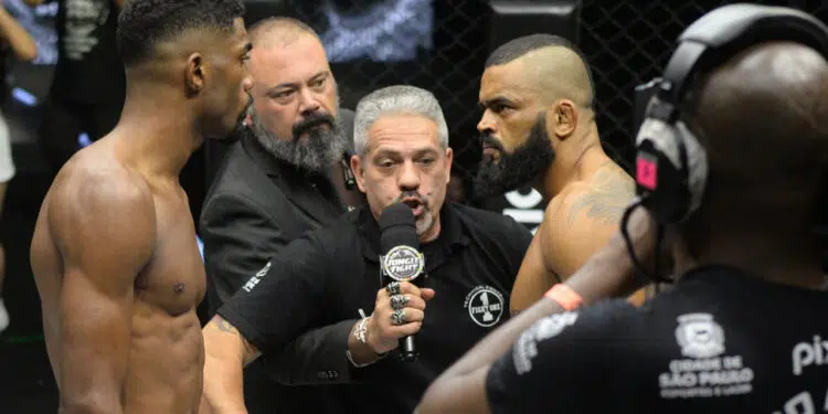 Soul Glo e Astro da Maldade fazem revanche por unificação de cinturão (Crédito: Leonardo Fabri)