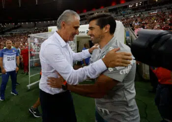 Tite e Abel se enfrentarão mais uma vez pela Copa do Brasil (Crédito: Getty Images)