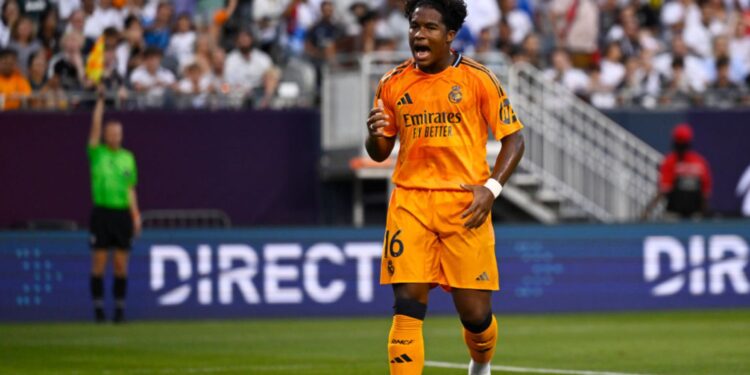 Endrick jogou apenas o primeiro tempo (Crédito: Getty Images)