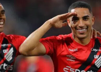 Christian comemora segundo gol do Furacão (Crédito: José Tramontin/Athletico)