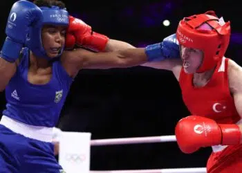 Brasileira enfrentou a turca Esra Yildiz (Crédito: Getty Images)