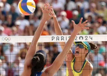 Barbara e Carol perderam para a Austrália (Crédito: Getty Images)