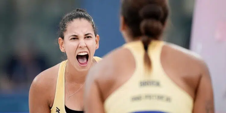 Dupla está 100% nos jogos (Crédito: Alexandre Loureiro/COB)