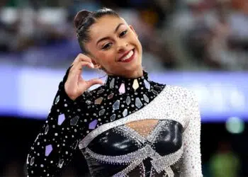 Bárbara Domingos fala sobre final na ginástica rítmica: “Muito orgulhosa” (Crédito: Getty Images)