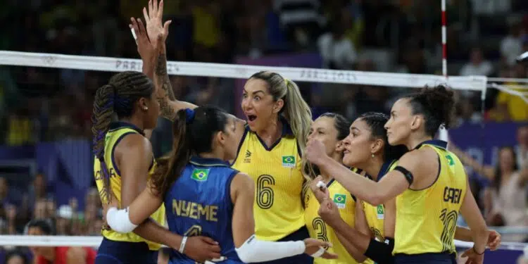 Brasil venceu a Turquia por 3 sets a 1 (Crédito: Getty Images)