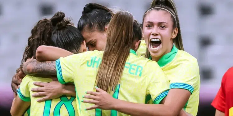 Em jogo histórico, Brasil supera Espanha e avança à final olímpica (Crédito: Gaspar Nóbrega / COB)