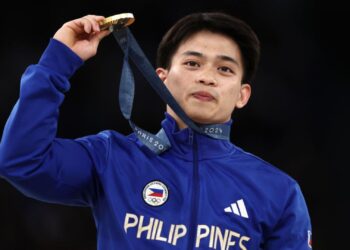 Filipinas tem três medalhas de ouro vencidas em Olimpíadas; Carlos conquistou duas delas (Crédito: Getty Images)