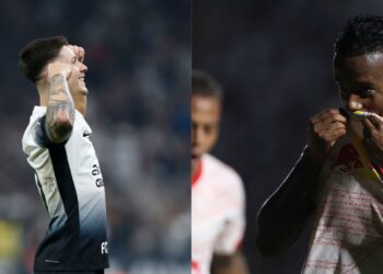 Corinthians e Bragantino vêm fazendo histórias diferentes neste campeonato (Crédito: Getty Images)