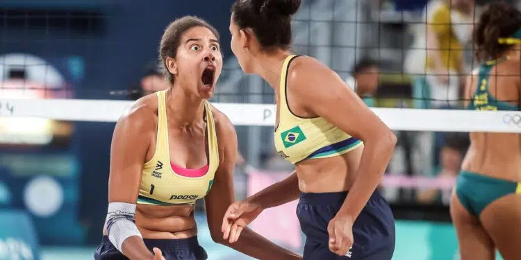 De virada, Duda e Ana Patrícia vencem australianas e vão à final olímpica (Crédito: Gaspar Nóbrega / COB)