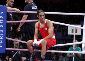 Imane Khelif está nas semifinais do boxe nesta Olimpíada (Crédito: Getty Images)