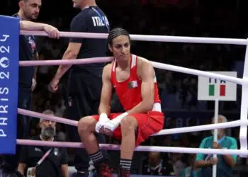 Imane Khelif está nas semifinais do boxe nesta Olimpíada (Crédito: Getty Images)