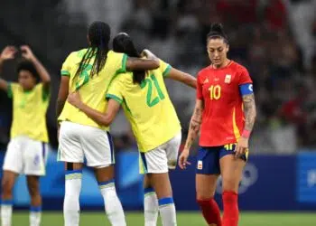 A Espanha perdeu por 4 a 2 nas semifinais do futebol feminino (Crédito: Getty Images)