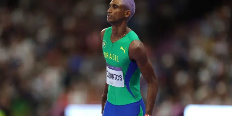 Alison dos Santos, o Piu, conquista a bronze nos 400m com barreiras (Crédito: Getty Images)