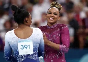Rebeca Andrade conta sobre possível despedida de Simone Biles (Crédito: Getty Images)