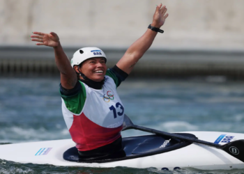 Ana Sátila não conquistou nenhuma medalha, mas conquistou o público com o seu esforço! Ana Sátila recebe férias bancadas por patrocínio da Corona Foto: Luiza Moraes/COB