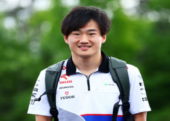 Yuki Tsunoda, o piloto japonês da Red Bull Racing (Foto: Clive Rose/Getty Images via AFP)