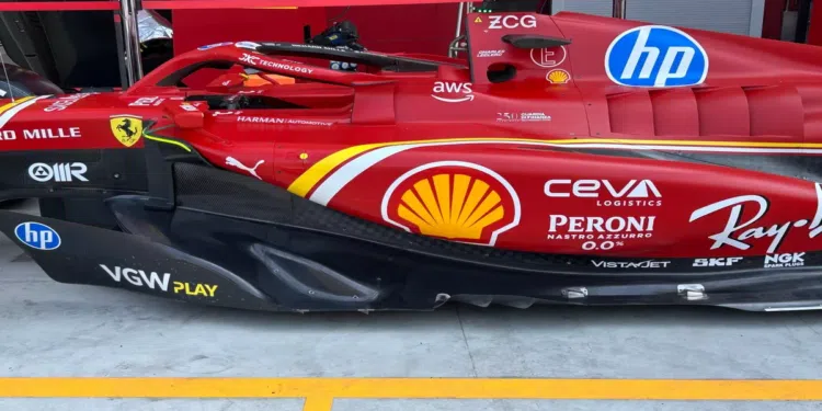 Atualizações no SF-24 da Ferrari para Monza no GP da Itália