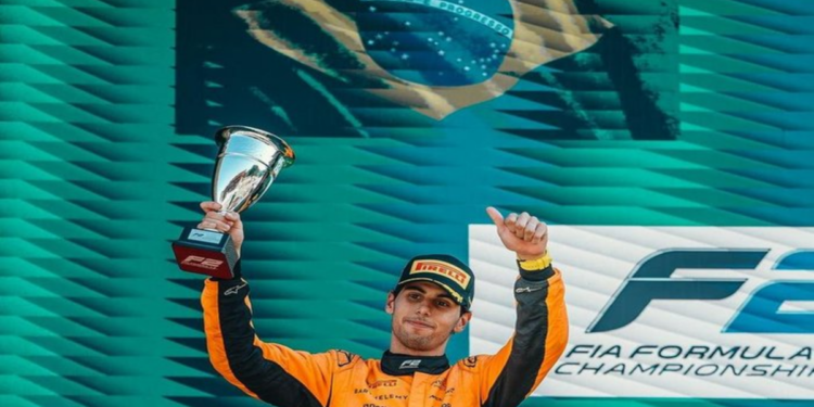 Gabriel Bortoleto pode ser campeão da F2 nesse final de semana