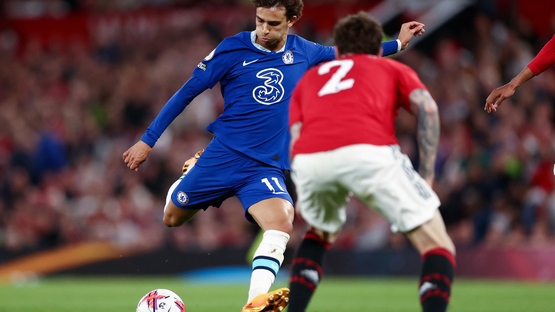 João Félix marcando pelo Chelsea