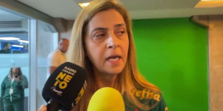 Leila Pereira, presidente do Palmeiras