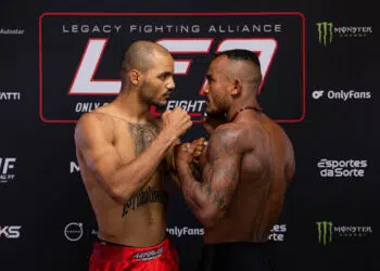 Wellington Prado e Keweny Lopes fazem a luta principal do LFA 191 - Foto: LFA Brasil