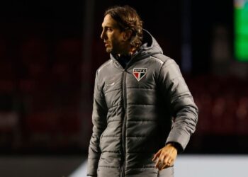 Luis Zubeldía, técnico do São Paulo (Crédito: Rubens Chiri/São Paulo FC/Flickr)