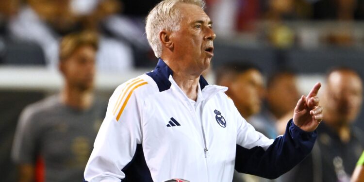 Carlo Ancelotti, técnico do Real Madrid (Crédito: Getty Images)