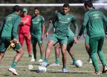 Treino do Fluminense em Caxias do Sul (Crédito: Lucas Merçon/Fluminense/Flickr)