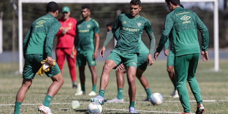 Treino do Fluminense em Caxias do Sul (Crédito: Lucas Merçon/Fluminense/Flickr)