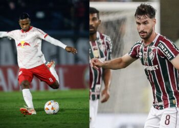 RB Bragantino x Fluminense no Brasileirão 2024 (Crédito: Ari Ferreira/Bragantino/Lucas Merçon/Fluminense/Flickr)