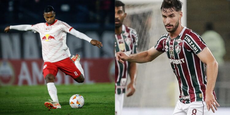 RB Bragantino x Fluminense no Brasileirão 2024 (Crédito: Ari Ferreira/Bragantino/Lucas Merçon/Fluminense/Flickr)