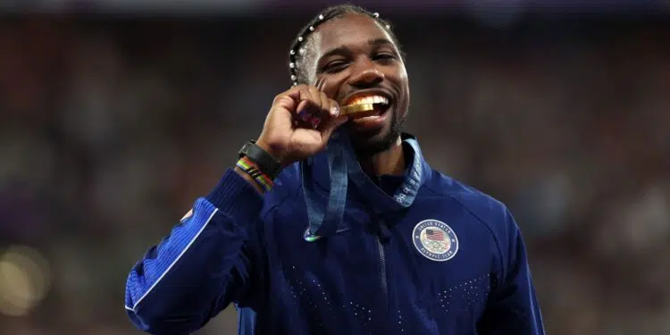 Noah Lyles responde jogador da NFL