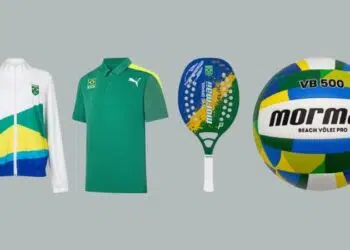 Confira dicas de produtos esportivos incríveis para entrar no clima e torcer pelo Brasil (Crédito: Reprodução/Mercado Livre)