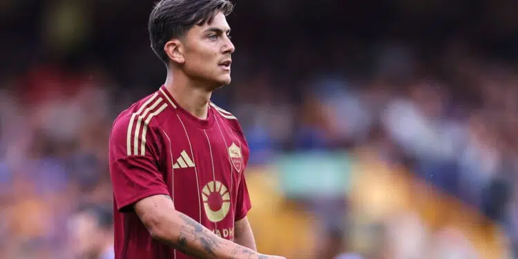 Paulo Dybala em ação pela Roma