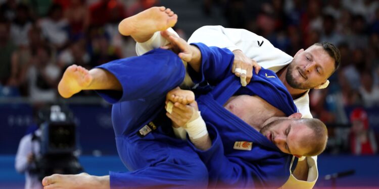 Baby, judoca brasileiro, em Paris 2024 (Crédito: Getty Images)